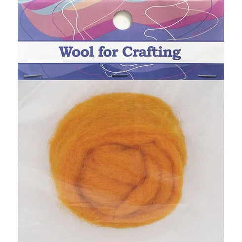 Gold Colour Combed Wool